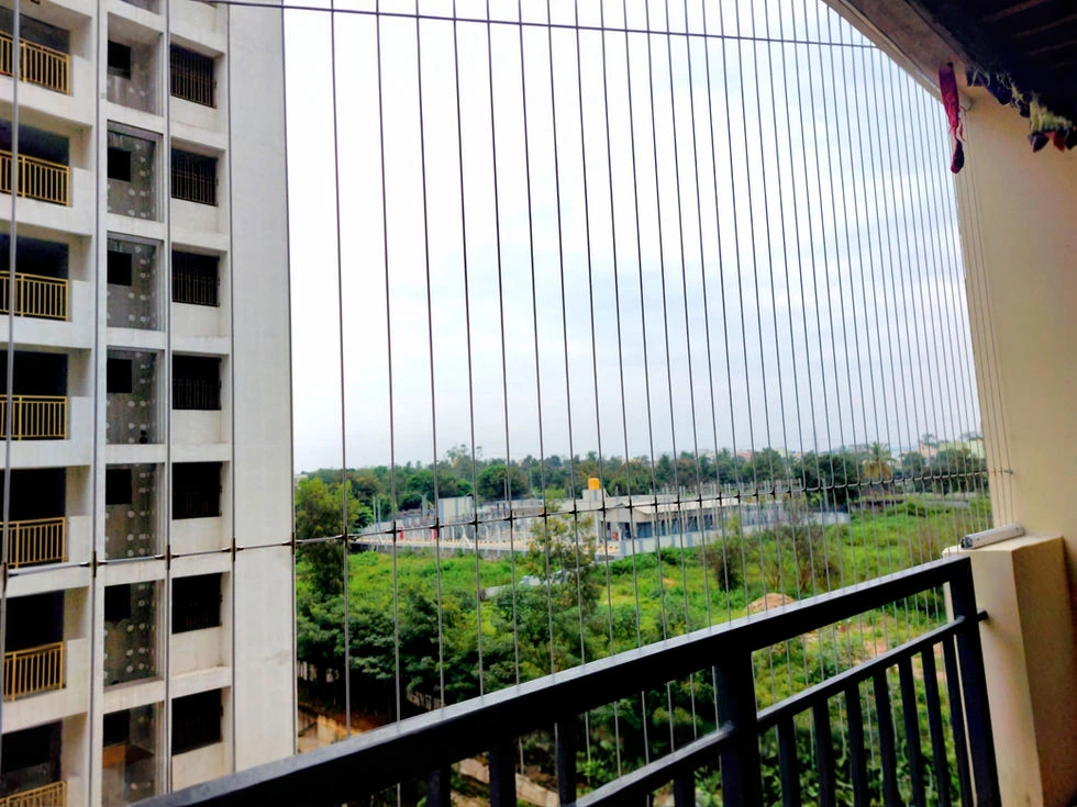 High-Tensile SS 304 Invisible Grill Installation in Hyderabad