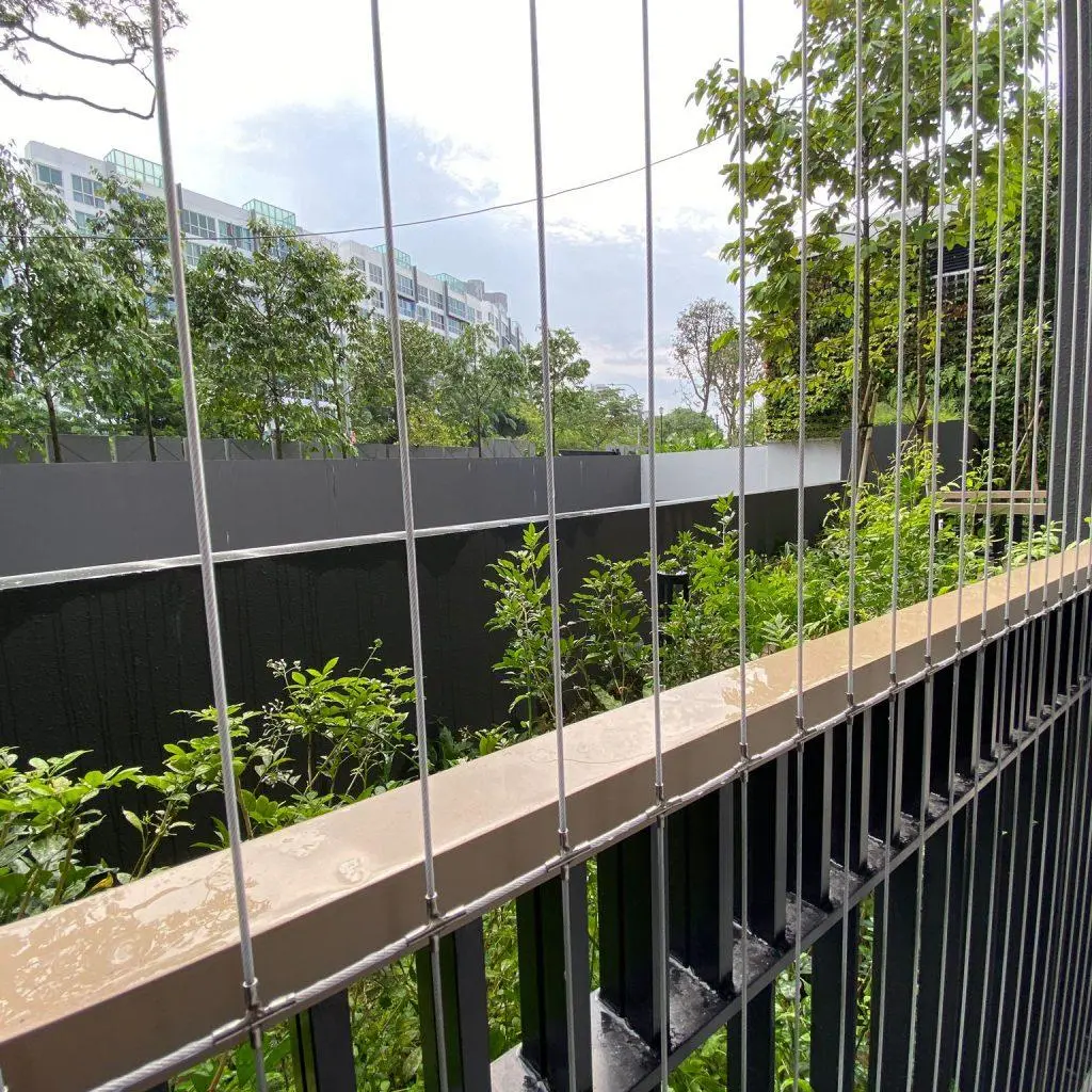 High-Tensile Custom Color Invisible Grills Installation in Hyderabad