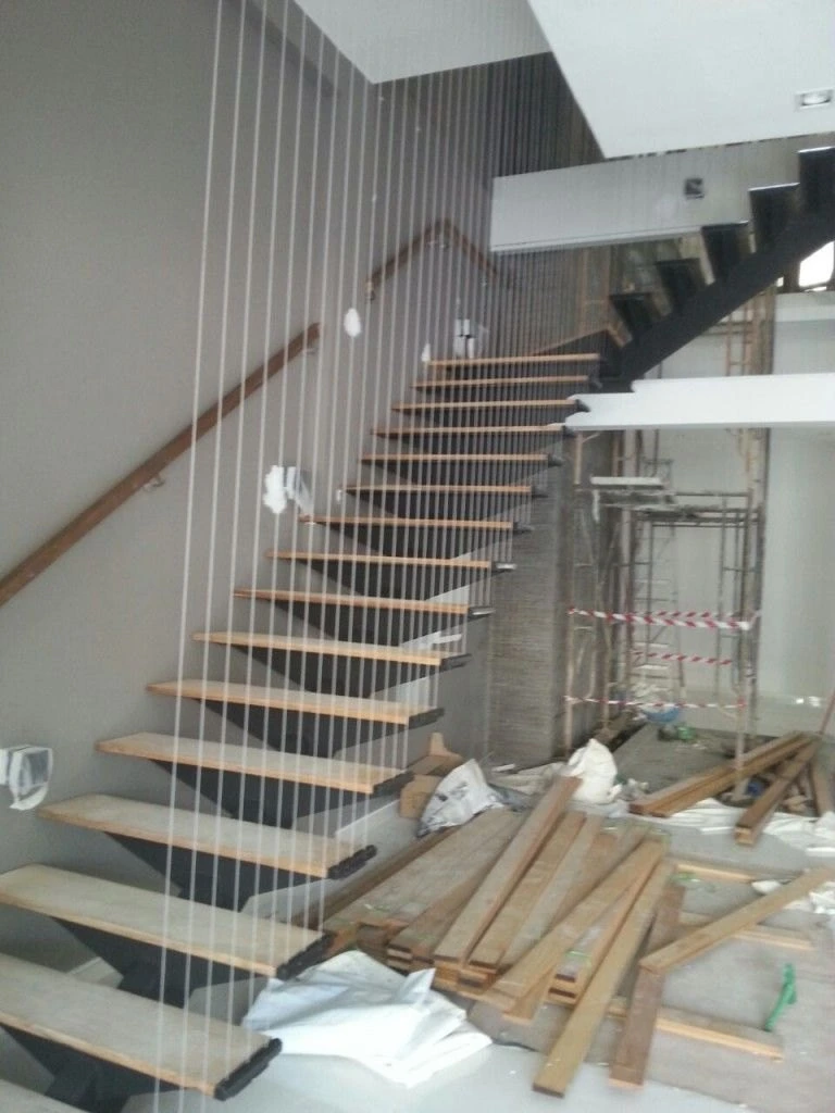 High-Tensile Invisible Grill for Staircase Installation in Hyderabad